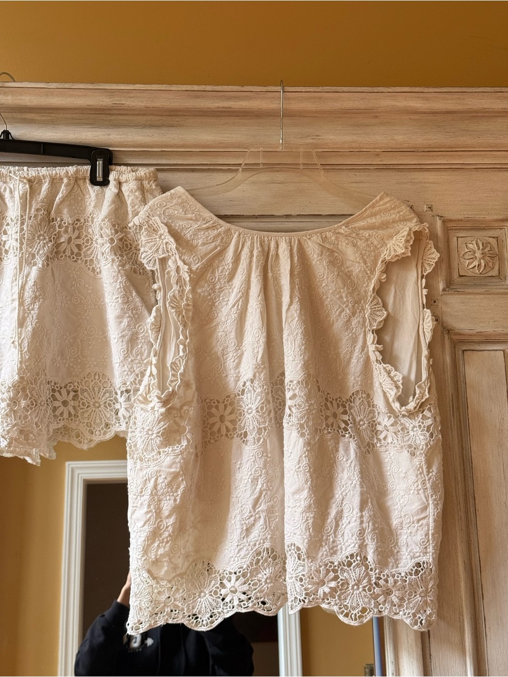 Free People Lace Ashtin Set Ivory Sz MD - Picture 9 of 12